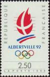 timbre N° 2632, «Albertville 92» Jeux olympiques d'hiver 1992 à Albertville