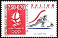 timbre N° 2680, «Albertville 92» Jeux olympiques d'hiver 1992 à Albertville - Curling-démonstration - Pralognan