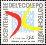 timbre N° 2862, Ecole Polytechnique, Bicentenaire de la création