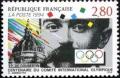 timbre N° 2889, C I O (comité international olympique), Pierre de Coubertin