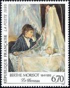  « Le berceau » oeuvre de Berthe Morisot (1841-1895) une peintre française 