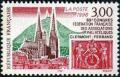 timbre N° 3004, 69ème congrès national de la fédération des sociétés philatéliques françaises à Clermont-Ferrand