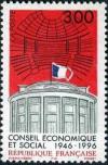 timbre N° 3034, Conseil Économique et Social 1946-1996