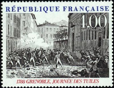  La journée des tuiles, Grenoble 1788 -  Bicentenaire de la révolution 