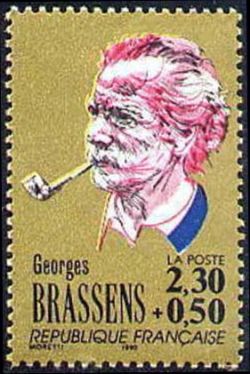  Georges Brassens (1921-1981) <br>Georges Brassens auteur-compositeur-interprète français.