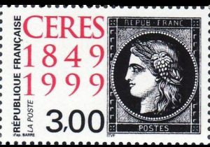  150ème anniversaire du premier timbre-poste français, Le Cérès noir 1900 