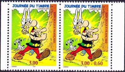  Journée du timbre, Astérix, bande dessinée créée par René Goscinny et dessinée par Albert Uderzo 