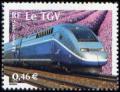  Le siècle au fil du timbre les Transports, le TGV 
