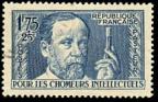 timbre N° 385, Louis Pasteur (1822-1895) - Pour les chômeurs intellectuels