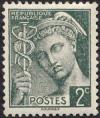 timbre N° 405, Type Mercure 2ème série