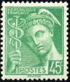 timbre N° 414, Type Mercure 2ème série