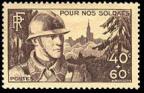 timbre N° 451, Pour nos soldats