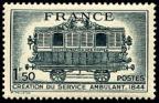 timbre N° 609, Centenaire du service ambulant