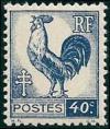 timbre N° 632, Série d'Alger Coq et Marianne de l'avenir