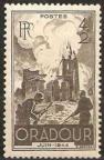 timbre N° 742, Oradour sur Glane