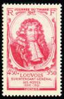 timbre N° 779, Louvois (1641-1691) Surintendant Général des Postes 1668-1691