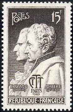  François Arago (1786-1853) et André-Marie Ampère (1775-1836) 