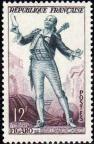 timbre N° 957, Figaro de Beaumarchais, comédie en cinq petits actes