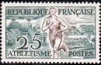 timbre N° 961, Jeux olympiques d'Helsinki (1952) Athlétisme