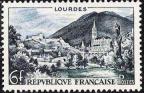 timbre N° 976, Lourdes (Hautes-Pyrénées)