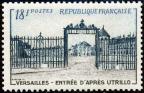timbre N° 988, Grille d'entrée du château de Versailles d'après Utrillo