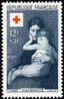timbre N° 1006, Croix rouge «maternité» (Eugène Carrière)