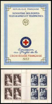 timbre Carnet croix rouge N° 2002, Carnet Croix Rouge