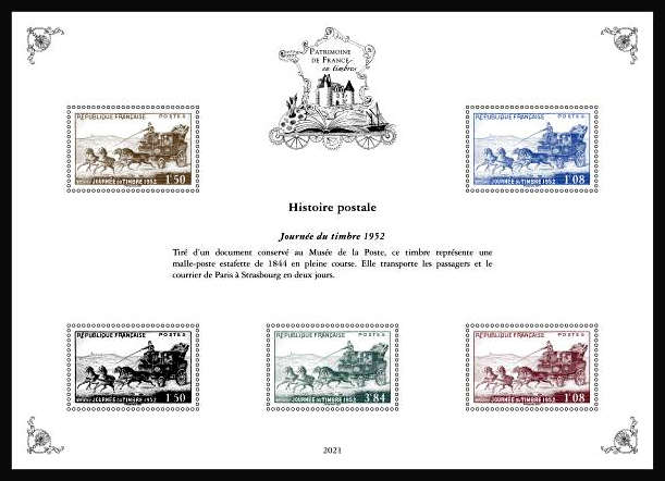  Patrimoine de France en timbres 