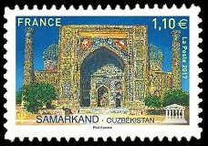  UNESCO <br>Sites classés au patrimoine mondial Samarkand- Ousbékistan