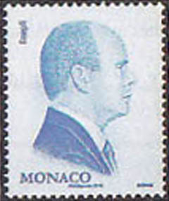 timbre de Monaco N° 3015 légende : Série courante S A S le prince Albert II