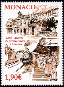  150 ans de l'arrivée du premier train à Monaco 