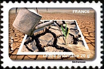  Fête du timbre - le timbre fête l'eau - Sécheresse <br>Sécheresse