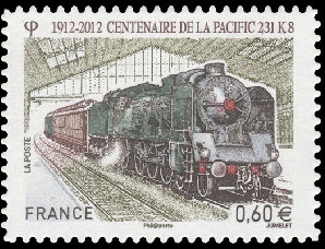 timbre N° 711, Centenaire de la Pacific 231K8