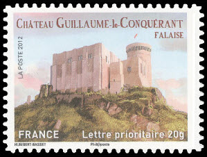 timbre N° 714, Château Guillaume le Conquérant à Falaise