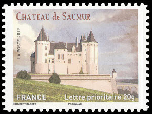 timbre N° 717, Château de Saumur