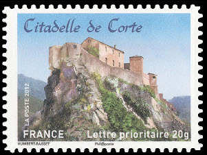 timbre N° 720, Citadelle de Corte