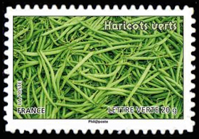  Des légumes pour une lettre verte <br>Haricots verts