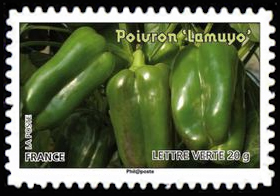  Des légumes pour une lettre verte <br>Poivron Lamuyo