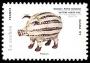  Série asiatique les animaux dans l'art, Cochon, terre vernissée, Cité de la Céramique, Sèvres 