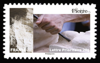  L'Art et la Matière <br>Le travail de la pierre illustré par le tailleur de pierre<br> Pierre