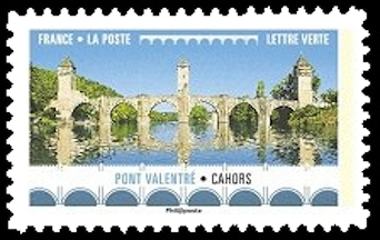  Carnet « Ponts et Viaducs » <br>Pont Valentré à Cahors