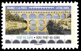  Carnet « Ponts et Viaducs » <br>Pont du Gard
