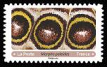 timbre N° 1812, « Effets papillons ». détails d'ailes