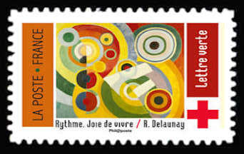  Croix-Rouge française <br>Rythme, Joie de vivre, œuvre de l’artiste Robert Delaunay