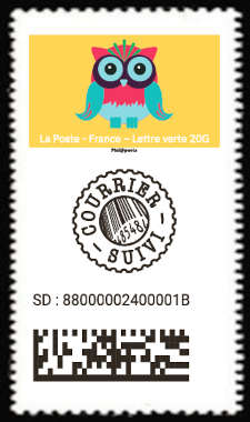 Mon carnet de timbres Suivi, Un carnet très « chouette » …, Timbres  français émis en 2020