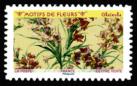 timbre N° 1989, Motifs de fleurs