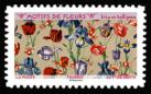 timbre N° 1994, Motifs de fleurs