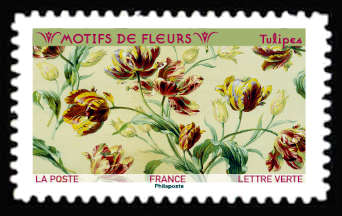  Motifs de fleurs <br>Tulipes