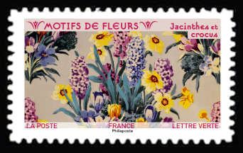  Motifs de fleurs <br>Jacinthes et crocus