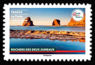 Carnet 12 timbres - France terre de tourisme - Sites naturels - Lettre  verte - La Poste